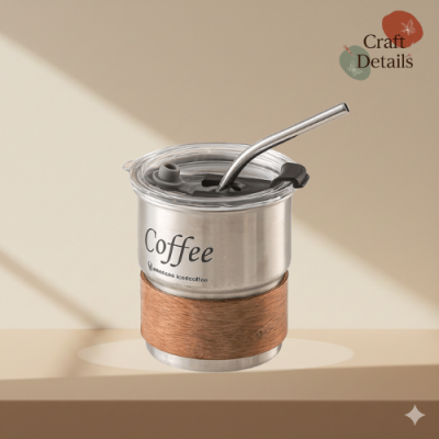 كوب سفر أنيق مع شفاطة – 280 مل