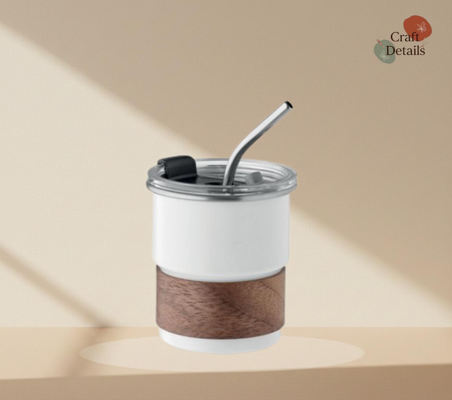 كوب سفر أنيق مع شفاطة – 280 مل